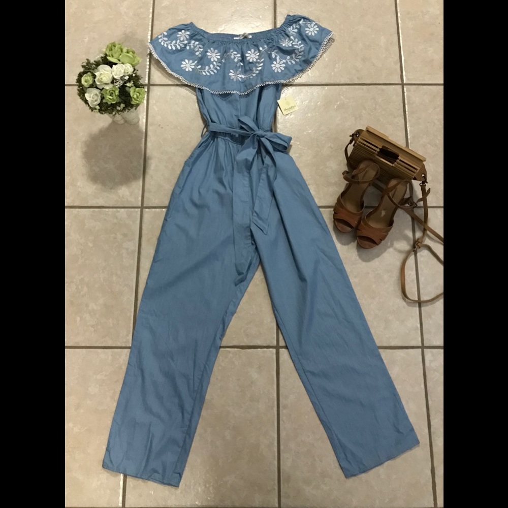 Blue Romper